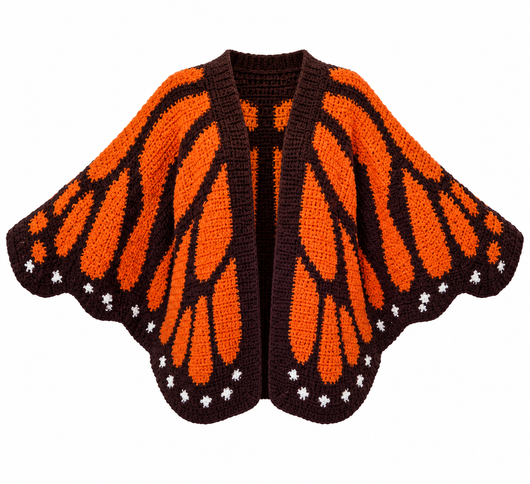 Monarch Butterfly Cardigan